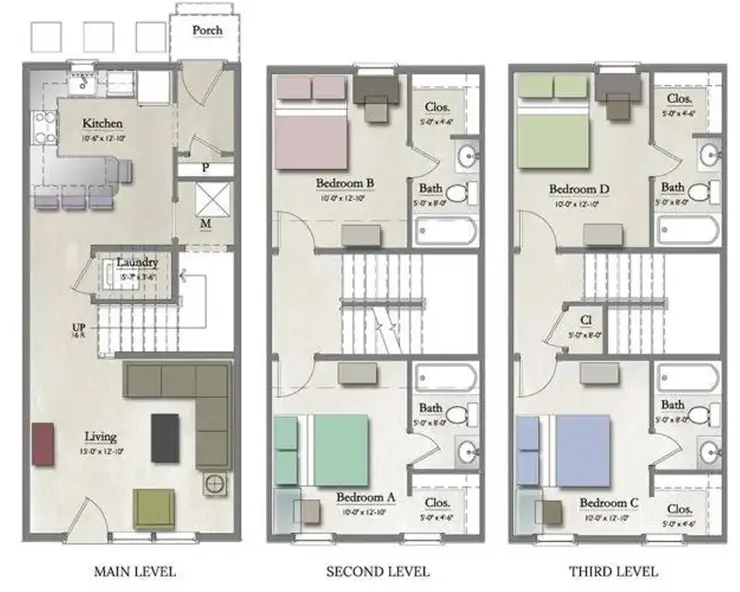 4-bedroom Townhome