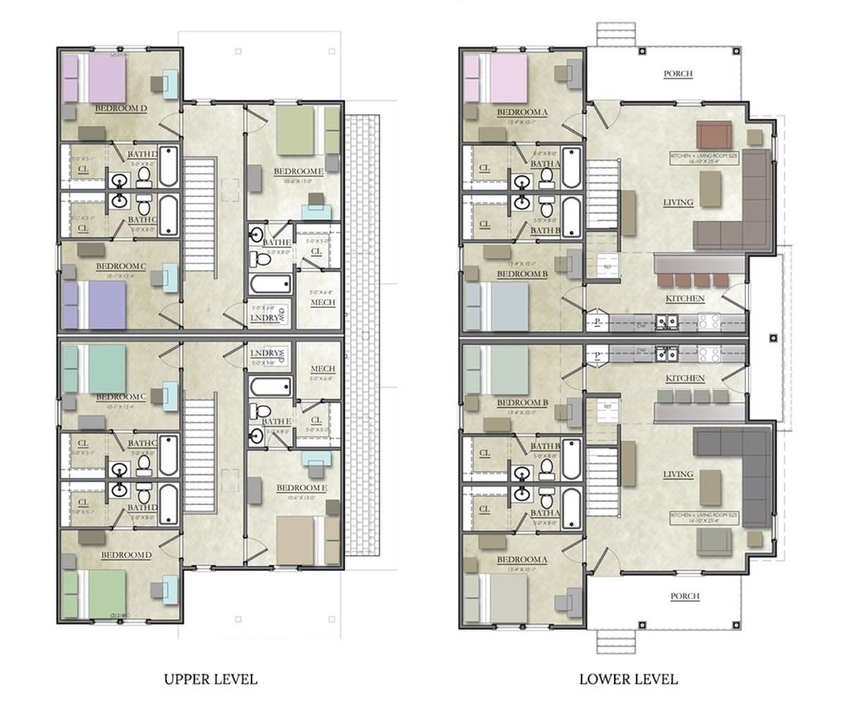 5 Duplex Location Premium Floor plan
